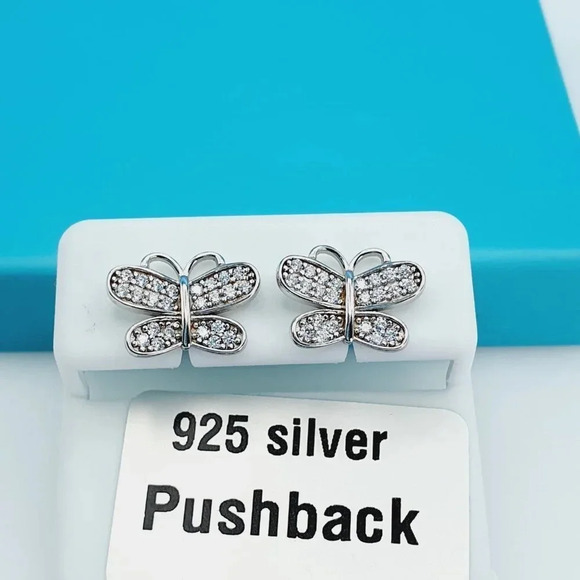 "925 Sterling Silver CZ Beautiful Earrings for Women, 1USPAR4180 - Picture 3 of 10